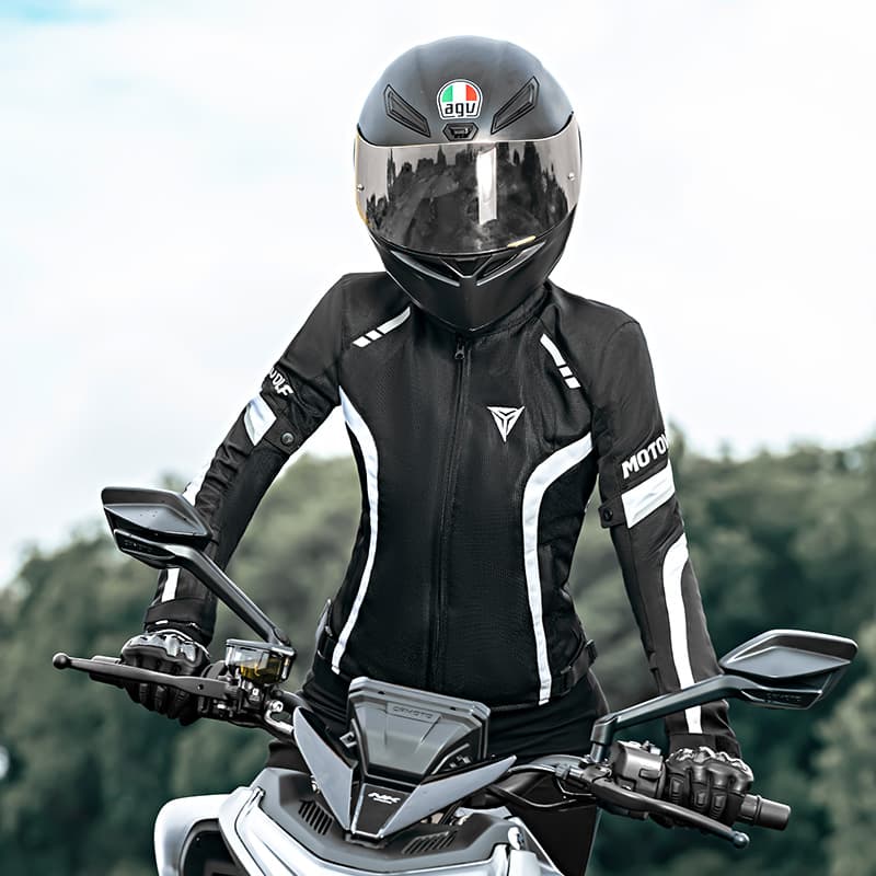 MOTOWOLF Motorcycle Female Jacket (MDL0517B)