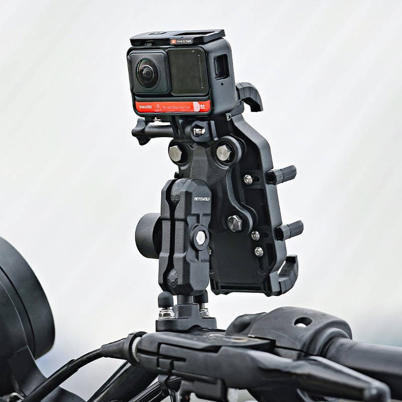 Motowolf Shock-Absorbing Motorcycle Phone Holder(MDL2827)