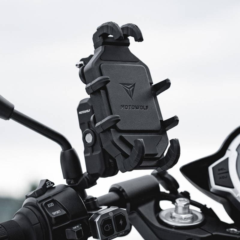 Motowolf Shock-Absorbing Motorcycle Phone Holder(MDL2827)
