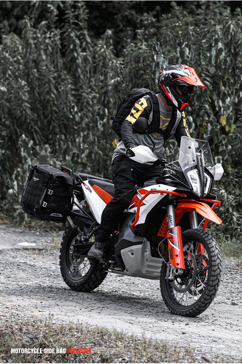 RHINO WALK Motorcycle Side Bag – Quick Release Waterproof Saddlebag(Mechanic series)