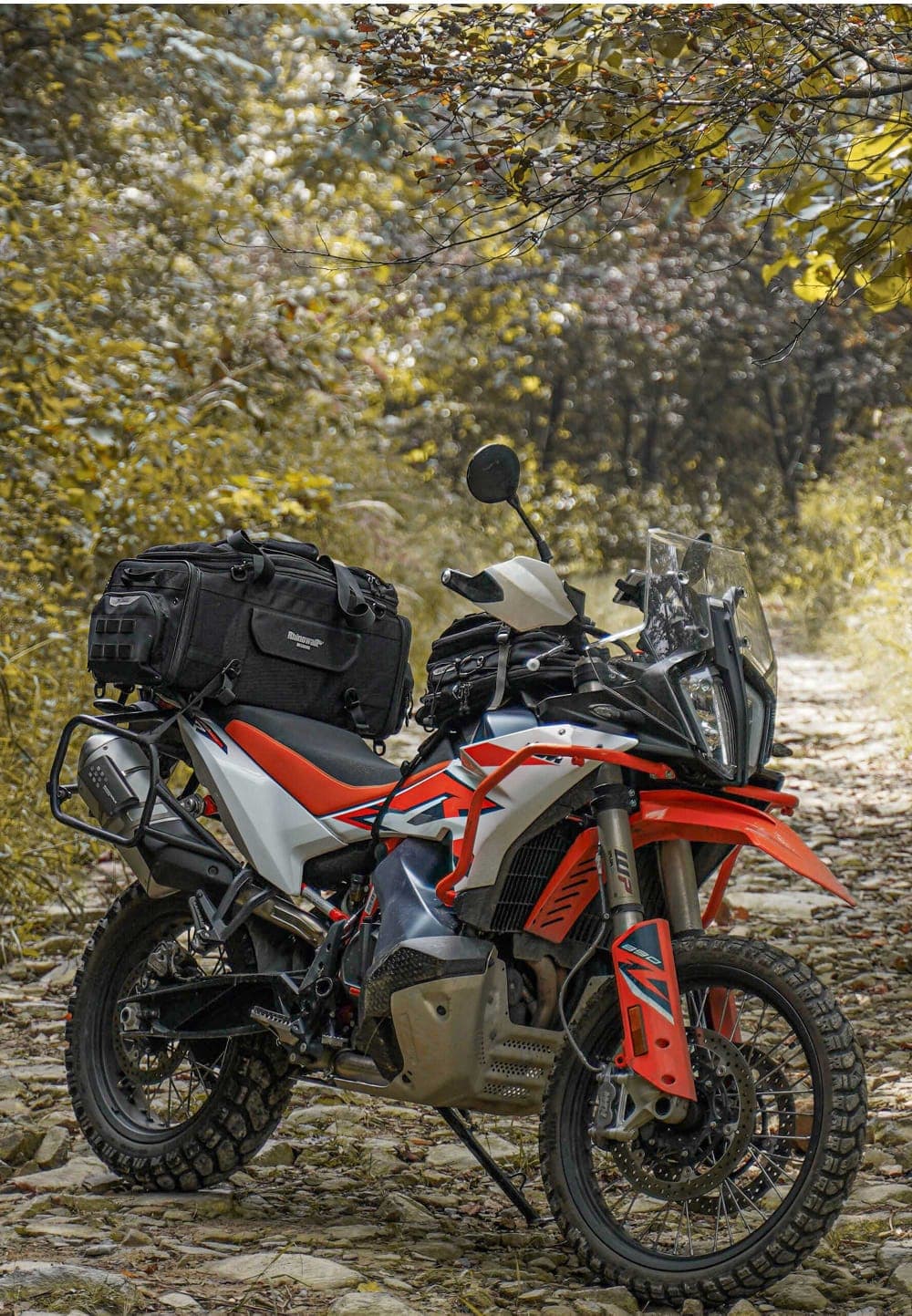 Rhino Walk Motorcycle Tail Bag – Waterproof Touring Seat Bag( 50-70 ltrs)