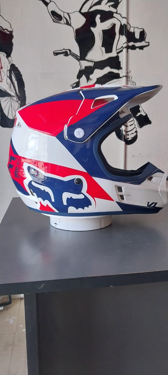 Fox V1 Red and Blue - Previous Product | Bike Yard Kenya