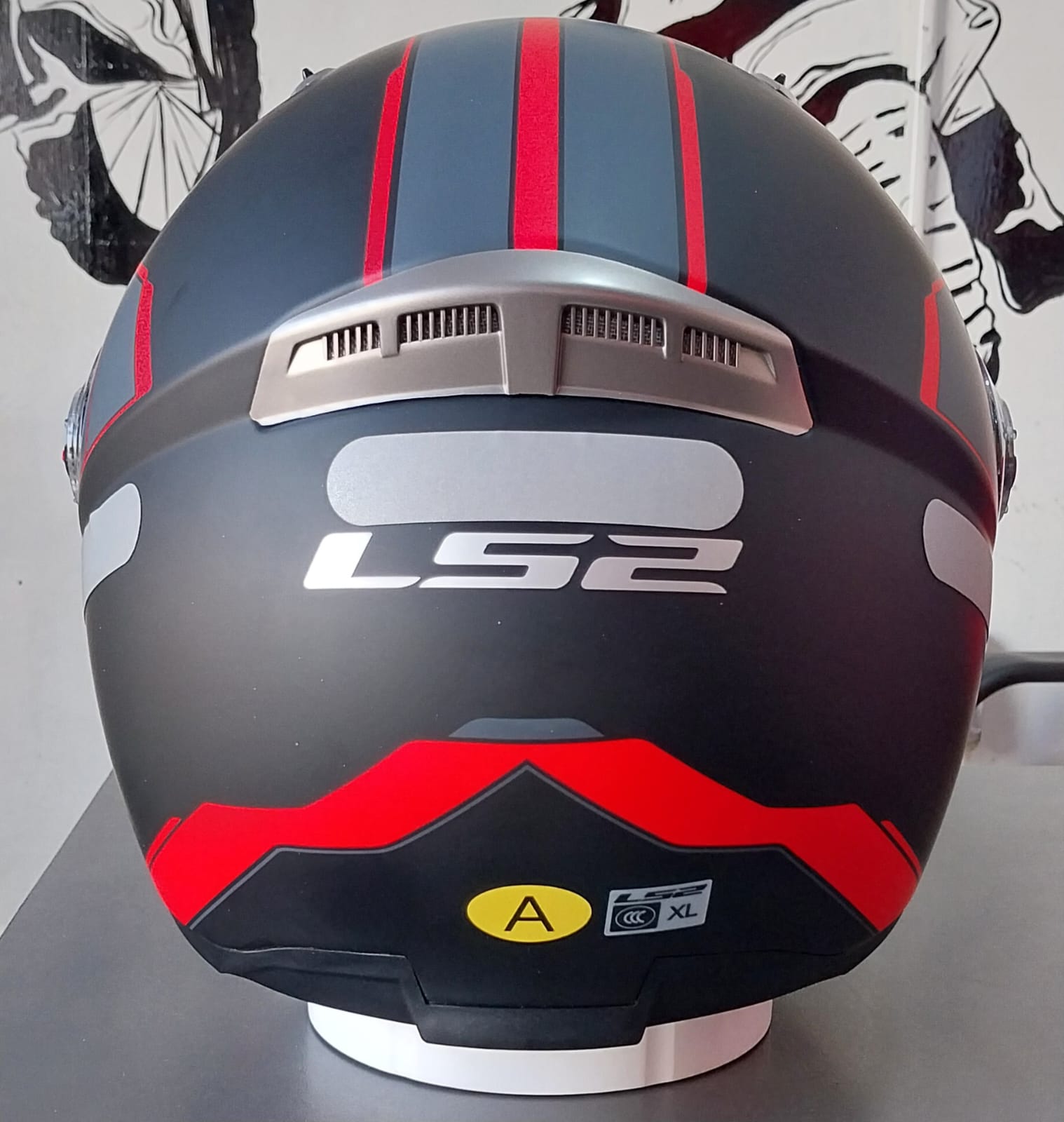LS2 Modular Red Black - 93c0d38d-6628-418c-9e78-19d978638786.jpg | Premium Motorcycle Gear Kenya