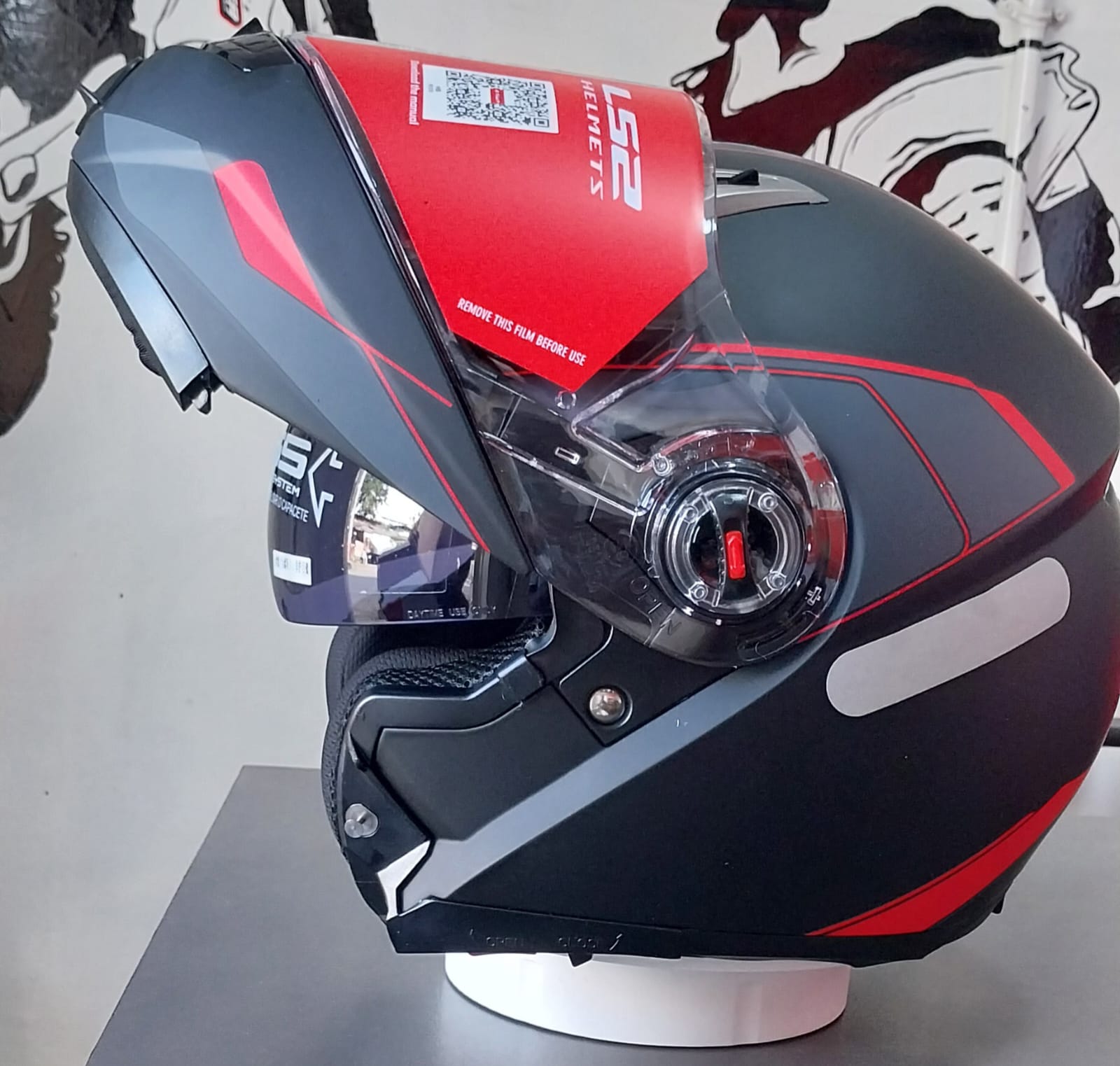 LS2 Modular Red Black - ae667b91-1811-474d-8d32-2385de1ed268.jpg | Premium Motorcycle Gear Kenya